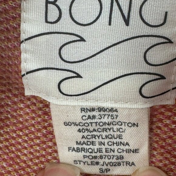 Billabong Womens Fringe Hem Open Cardigan Aztec Print S - Picture 2 of 6